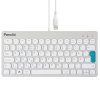 PENCLIC MINI KEYBOARD C3 OFFICE, CORDED (GRAY/WHIT